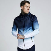 Herren-Sweatshirt mit Reißverschluss ombre-Bombardina.de