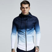 Herren-Sweatshirt mit Reißverschluss ombre-Bombardina.de