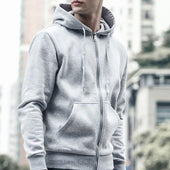 Herren-Hoodie mit Reißverschluss-Bombardina.de