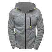 Herren-Sweatshirt mit Reißverschluss und Taschen-Bombardina.de