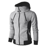 Herren-Sweatshirt mit Reißverschluss und Kragen-Bombardina.de