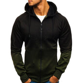 Herren-Sweatshirt mit Reißverschluss ombre-Bombardina.de