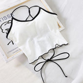 Geknotetes Tanktop für Damen-Bombardina.de