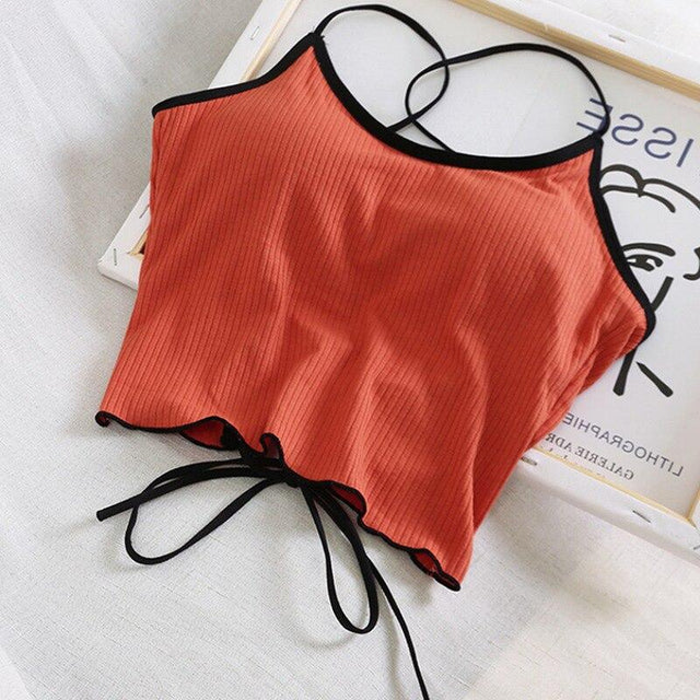 Geknotetes Tanktop für Damen-Bombardina.de