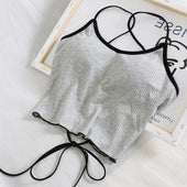 Geknotetes Tanktop für Damen-Bombardina.de