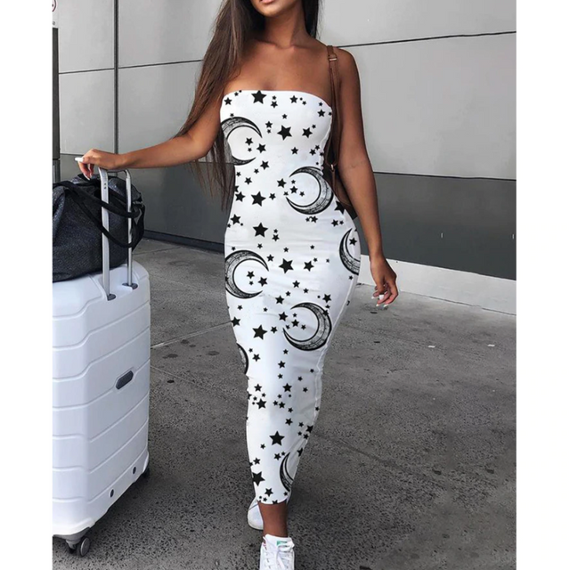 Trägerloses Maxikleid-Bombardina.de