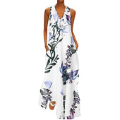 Maxikleid mit Blumen-Bombardina.de