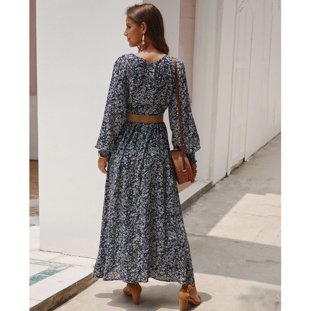 Maxikleid mit Blumen-Bombardina.de