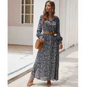 Maxikleid mit Blumen-Bombardina.de