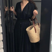 Maxikleid mit Knöpfen-Bombardina.de