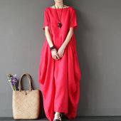 Maxikleid mit lockerem Schnitt-Bombardina.de