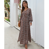 Maxikleid mit Blumen-Bombardina.de
