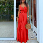 Maxikleid mit Knöpfen-Bombardina.de