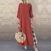 Maxikleid mit lockerem Schnitt-Bombardina.de