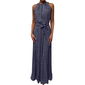 Maxikleid mit Tupfen-Bombardina.de