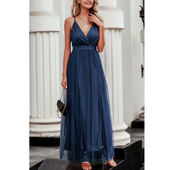 Maxikleid mit Tüllboden-Bombardina.de