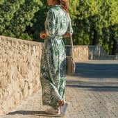 Maxikleid aus Blättern-Bombardina.de
