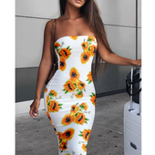 Trägerloses Maxikleid-Bombardina.de