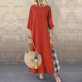 Maxikleid mit lockerem Schnitt-Bombardina.de