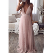 Maxikleid mit Tüllboden-Bombardina.de