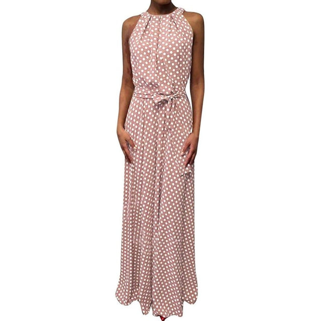 Maxikleid mit Tupfen-Bombardina.de