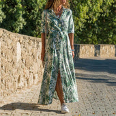 Maxikleid aus Blättern-Bombardina.de