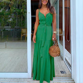 Maxikleid mit Knöpfen-Bombardina.de