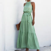 Maxikleid mit Tupfen-Bombardina.de