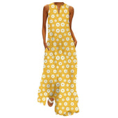 Maxikleid mit Blumen-Bombardina.de