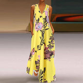 Maxikleid mit Blumen-Bombardina.de