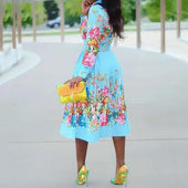 Midikleid in Form eines Hemdes-Bombardina.de