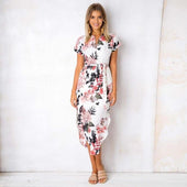 Midikleid mit asymmetrischem Saum-Bombardina.de
