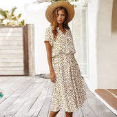 Midikleid mit Leopardenmuster-Bombardina.de