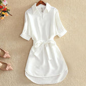 Midikleid in Form eines Hemdes-Bombardina.de