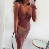 Midikleid mit Knöpfen-Bombardina.de