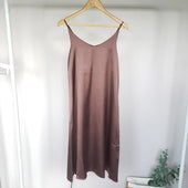 Einfarbiges Midikleid-Bombardina.de