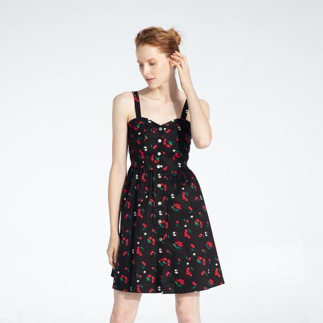 Midikleid mit Knöpfen-Bombardina.de