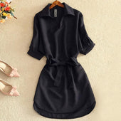 Midikleid in Form eines Hemdes-Bombardina.de