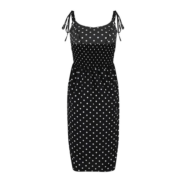 Gepunktetes Midikleid-Bombardina.de