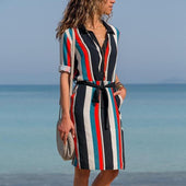 Midikleid in Form eines Hemdes-Bombardina.de