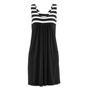Gestreiftes Midikleid-Bombardina.de