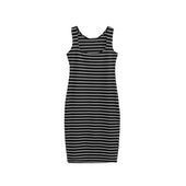 Gestreiftes Midikleid-Bombardina.de