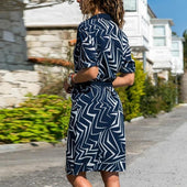 Midikleid in Form eines Hemdes-Bombardina.de