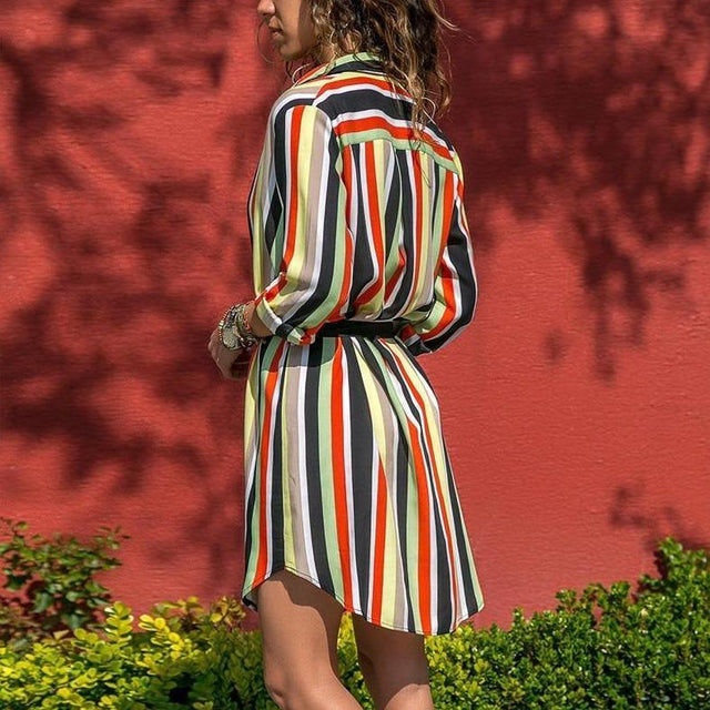 Midikleid in Form eines Hemdes-Bombardina.de