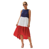 Midikleid mit Querstreifen-Bombardina.de