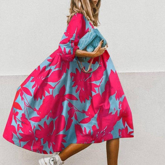 Midikleid mit ausgestelltem Unterteil-Bombardina.de
