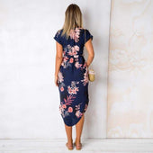 Midikleid mit asymmetrischem Saum-Bombardina.de
