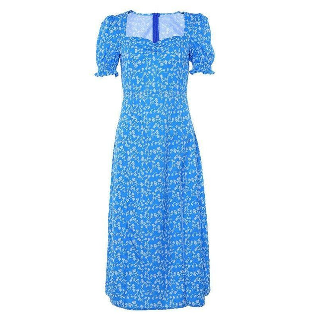 Midikleid mit Puffärmeln-Bombardina.de