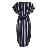 Midikleid mit asymmetrischem Saum-Bombardina.de