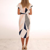 Midikleid mit asymmetrischem Saum-Bombardina.de